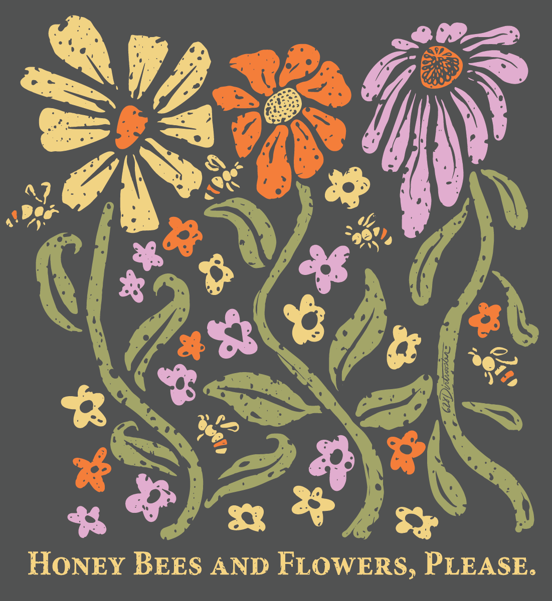 Ladies Boho Honeybees & Flowers please