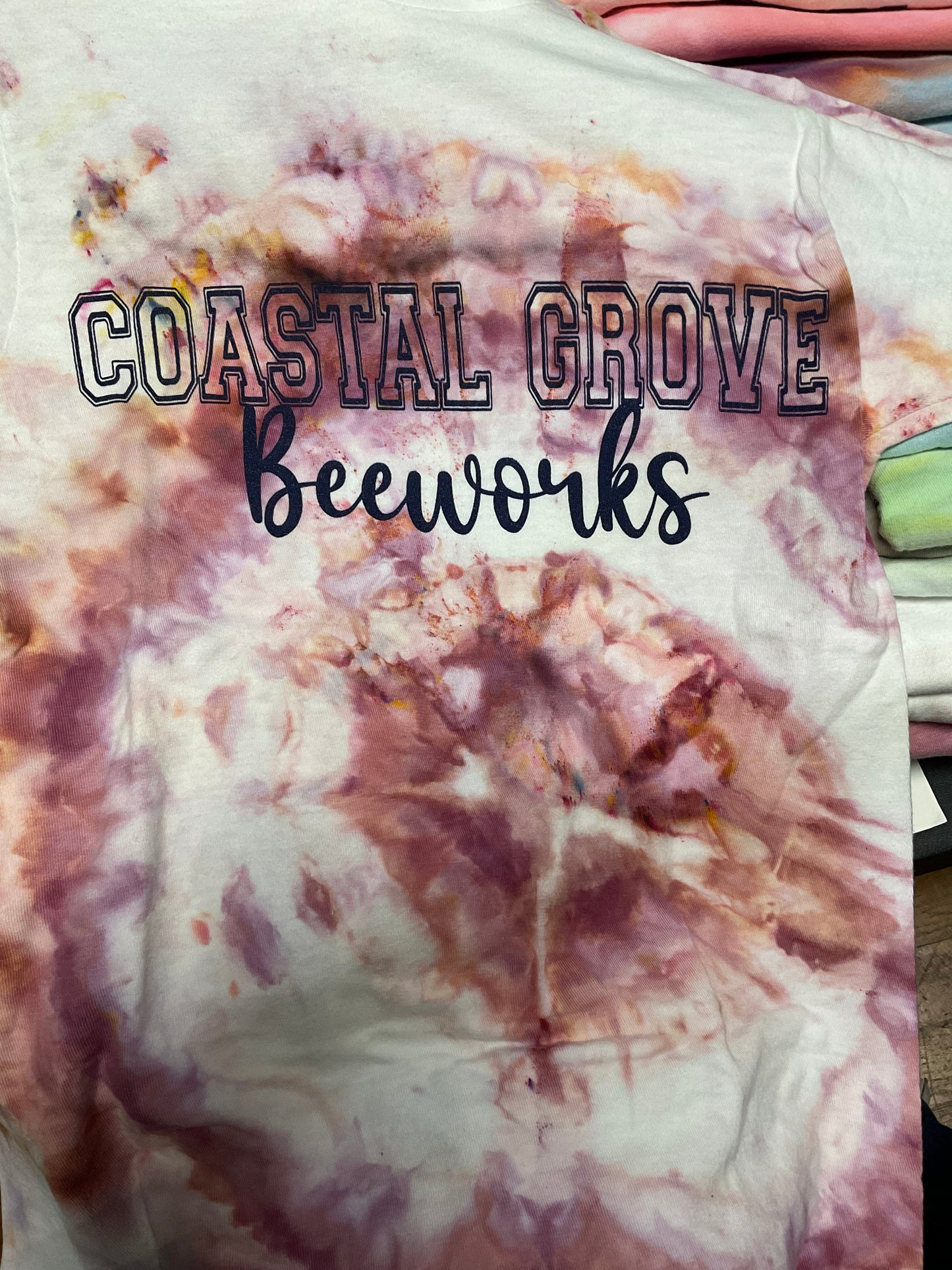 Ice dyed Coastal Grove TShirt