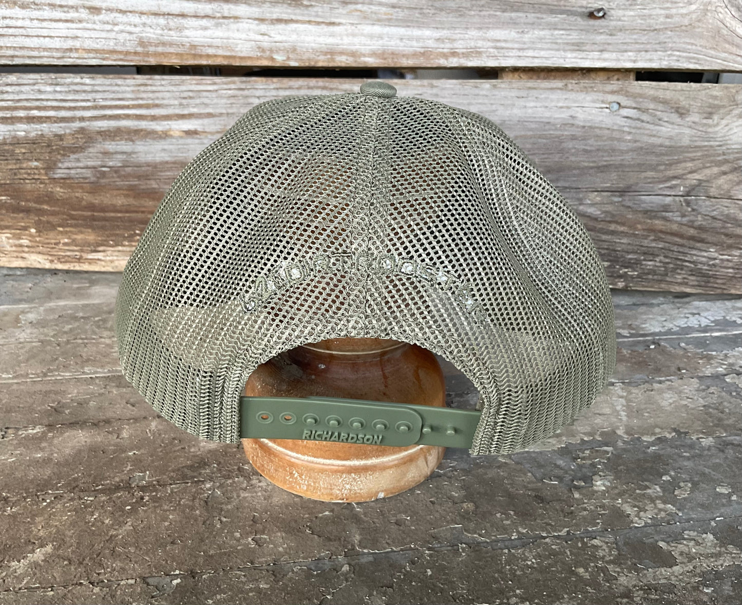 Loden Green Puffy Beekeeper Snapback Hat